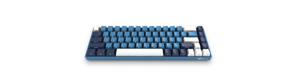 Bàn phím AKKO 3068SP Ocean Star (Cherry Switch Blue) trang bị bộ keycap pbt chất lượng cao